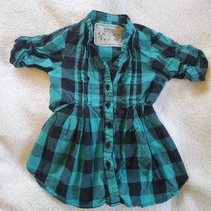 Mossimo Supply Company Plaid Shirt, Sz S (4-5)